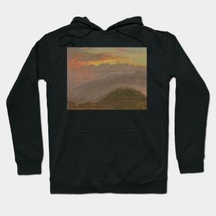 Sunset and Mountains by Frederic Edwin Church Hoodie